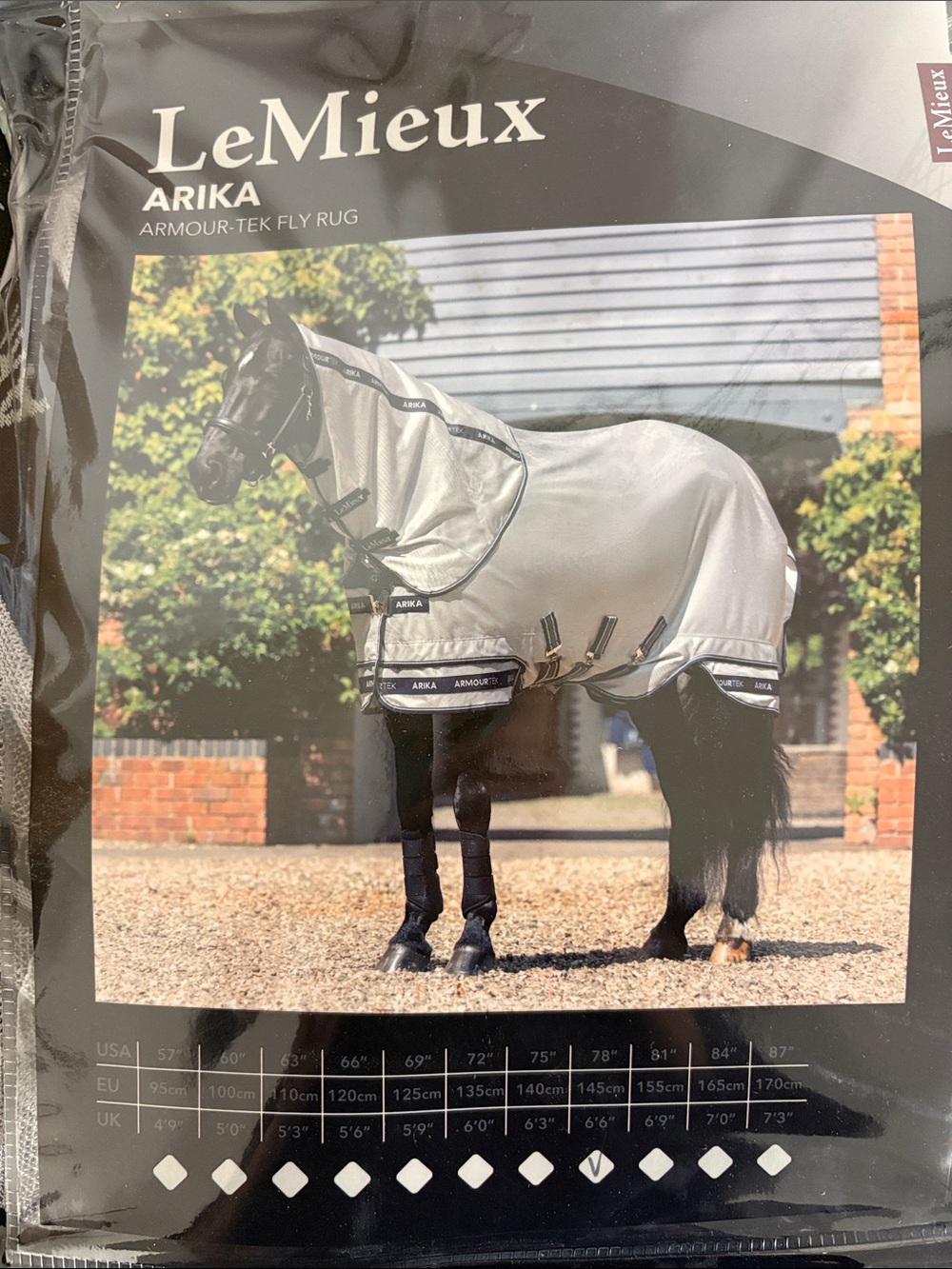 LeMieux Arika Armour-Tek Fly Rug in Silver